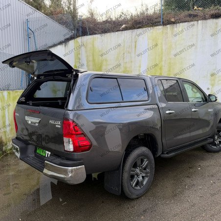 Hardtop Carryboy S560 C/ Janelas Toyota Hilux DC 2015+ - WildTT