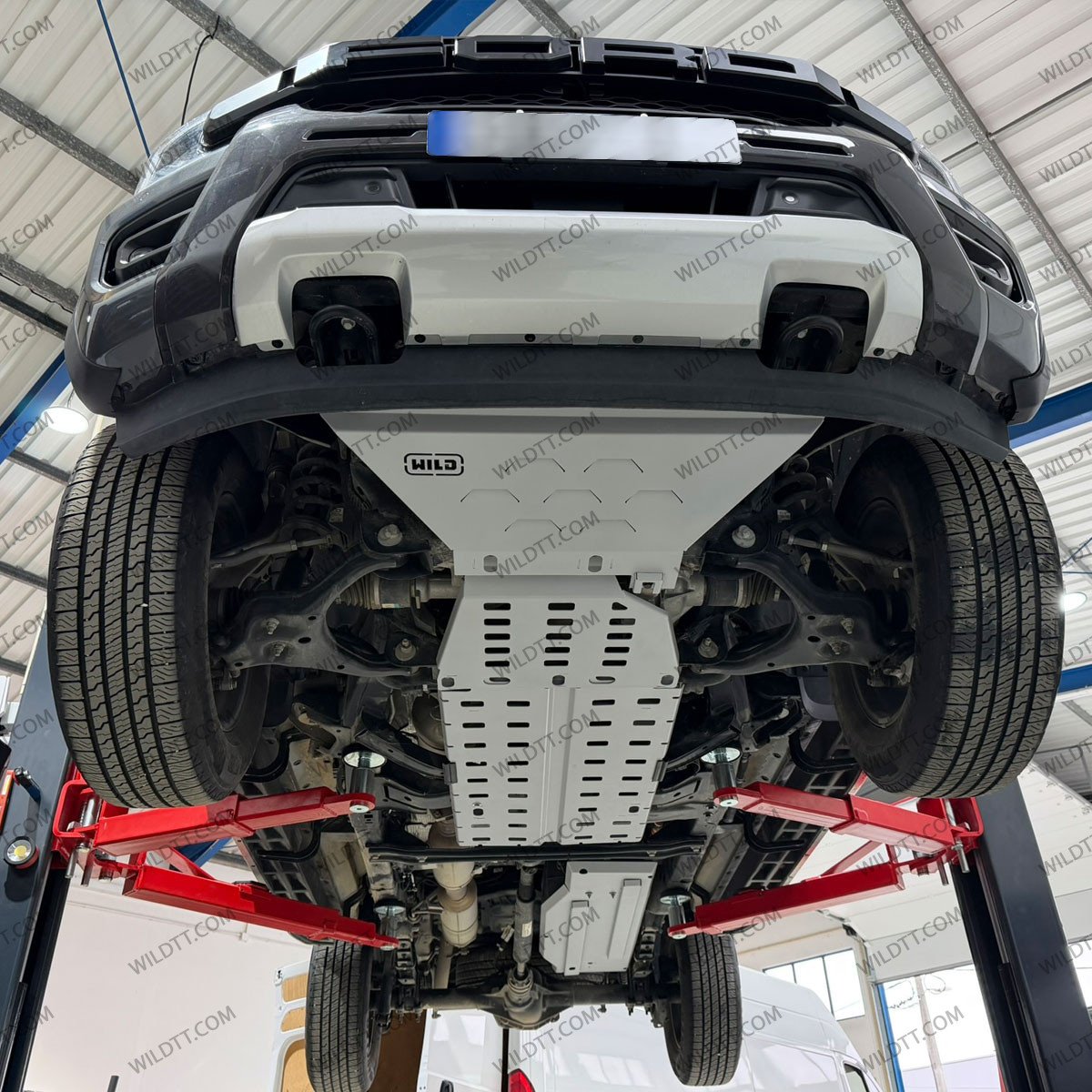 Kit Completo Proteções Inferiores Aço 3MM Ford Ranger 2023+ - WildTT