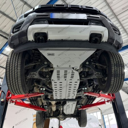 Kit Completo Proteções Inferiores Aço 3MM Ford Ranger 2023+ - WildTT