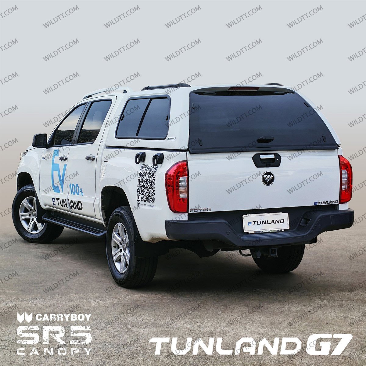 Hardtop Carryboy SR5 Mit Fenstern Foton Tunland G7 2024+ - WildTT