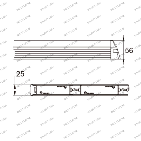 Indicatore di Traffico Ambre C4 a 8 LED - WildTT