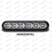 Blaues Silikon Mpower® Fascia 4 Horizontal Stroboskop - WildTT