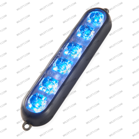 Blaues Silikon Mpower® Fascia 4 Horizontal Stroboskop - WildTT
