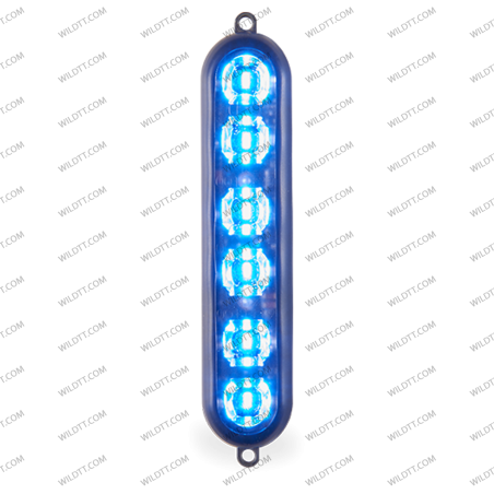 Strobe Azul Silicone Mpower® Fascia 4 Vertical - WildTT