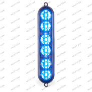 Stroboscope Bleu en Silicone Mpower® Fascia 4 Vertical - WildTT