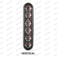 Blaues Silikon Mpower® Fascia 4 Vertical Stroboskop - WildTT