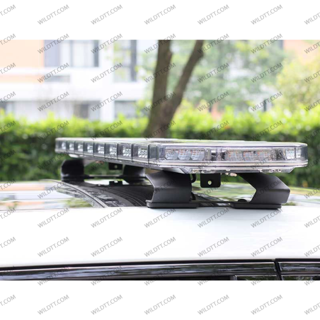 Barra LED Blu C4 C/ Indicatore di Traffico - WildTT
