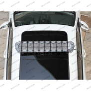 Barra LED Blu C4 C/ Indicatore di Traffico - WildTT