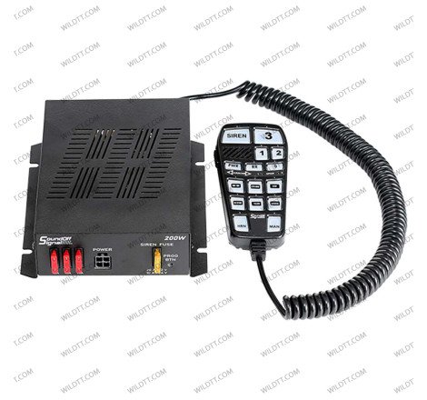 Amplificador A500 100W C/ Comando Iluminável e Programável - WildTT