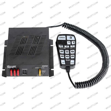 Amplificador A500 100W C/ Comando Iluminável e Programável - WildTT