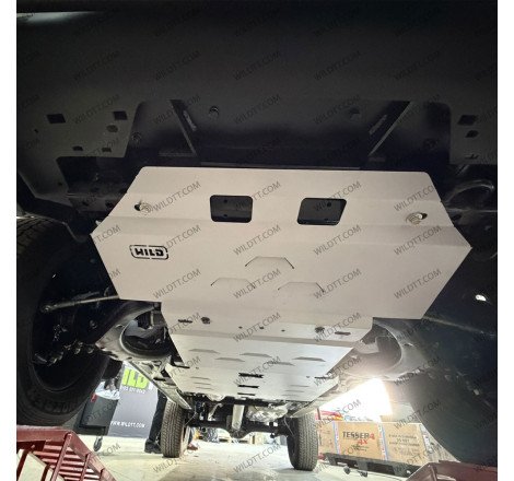Kit Completo Proteções Inferiores Aço 3MM Isuzu D-Max 2020+ - WildTT