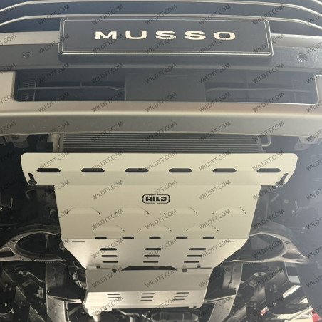 Kit Completo Proteções Inferiores Aço 3MM KGM Musso 2023+ - WildTT