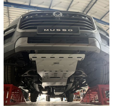 Underbody Protections Complete Kit Steel 3MM KGM Musso 2023+ - WildTT