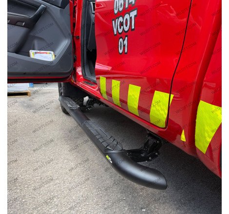 Estribos Elétricos Tubulares Ovais Ford Ranger/Raptor DC 2012-2022 - WildTT