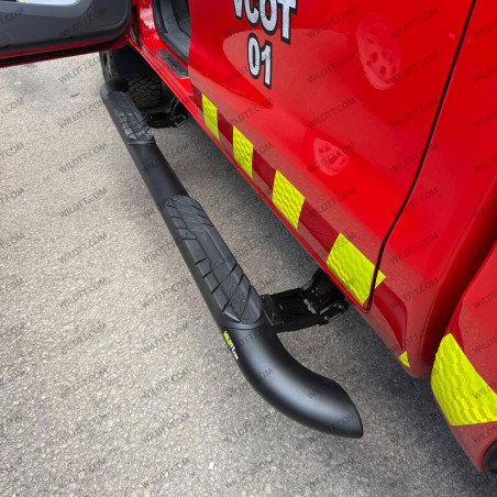 Estribos Elétricos Tubulares Ovais Ford Ranger/Raptor DC 2012-2022 - WildTT