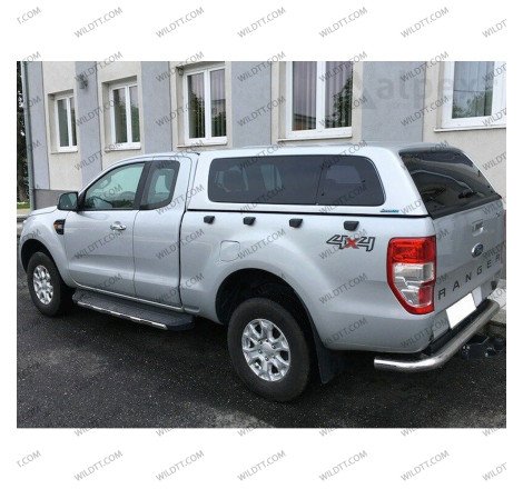 Hardtop Aeroklas Stylish Avec Les Fenêtres Pop-Out Ford Ranger EC 2012-2022 - WildTT