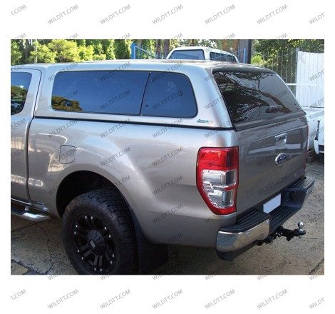 Hardtop Aeroklas Stylish Avec Les Fenêtres Pop-Out Ford Ranger EC 2012-2022 - WildTT