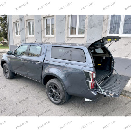 Hardtop Aeroklas Stylish Avec Les Fenêtres Pop-Out Isuzu D-Max DC 2020+ - WildTT