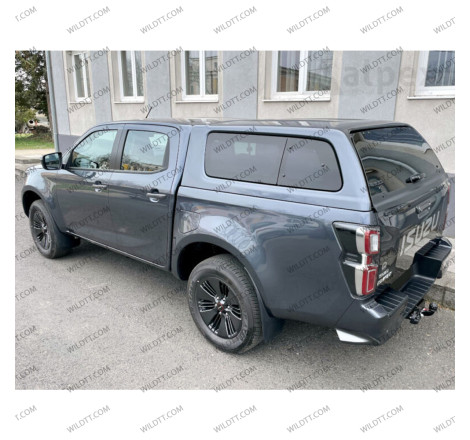 Hardtop Aeroklas Stylish Avec Les Fenêtres Pop-Out Isuzu D-Max DC 2020+ - WildTT