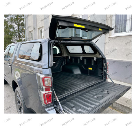 Hardtop Aeroklas Stylish Avec Les Fenêtres Pop-Out Isuzu D-Max DC 2020+ - WildTT