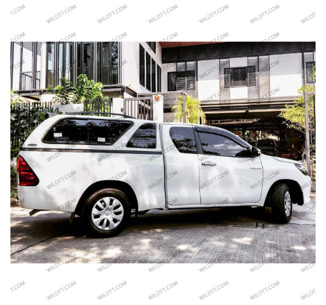 Hardtop Carryboy S560 C/ Janelas Toyota Hilux EC 2016-2026 - WildTT