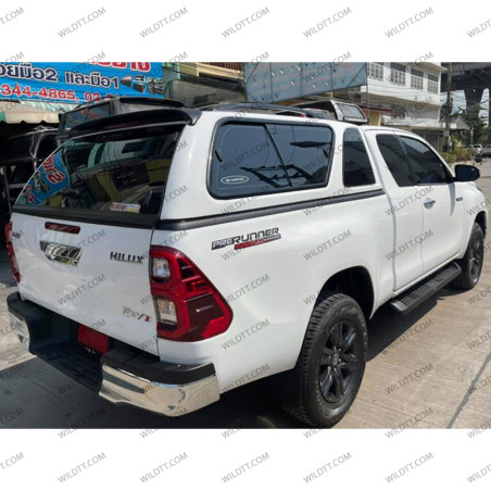 Hardtop Carryboy S560 C/ Ventanas Toyota Hilux EC 2016+ - WildTT