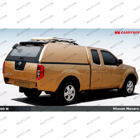 Hardtop Carryboy S560 Sans Fenêtres Nissan Navara D40 KC 2005-2015 - WildTT