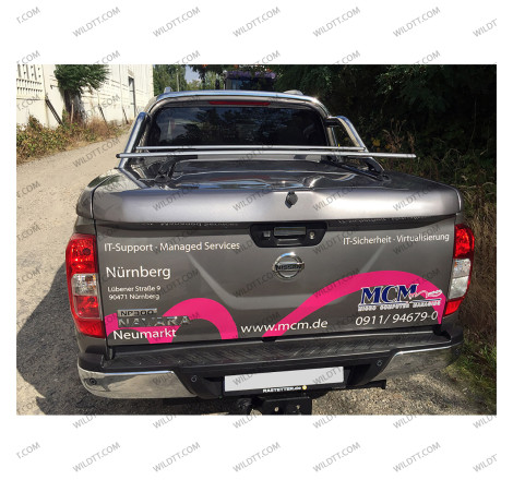 Sportlid TopUp Mit Rollbar Nissan Navara NP300 DC 2016-2021 - WildTT