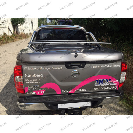 Sportlid TopUp Mit Rollbar Nissan Navara NP300 DC 2016-2021 - WildTT