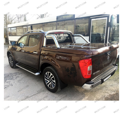 Sportlid TopUp Mit Rollbar Nissan Navara NP300 DC 2016-2021 - WildTT