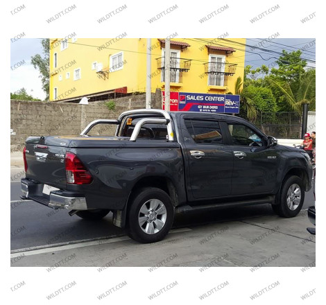 Sportlid TopUp Avec Rollbar Toyota Hilux DC 2016+ - WildTT