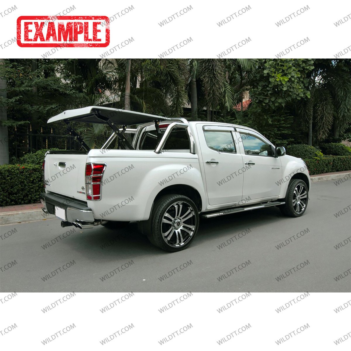 Sportlid TopUp Avec Rollbar Isuzu D-Max EC 2012-2020 - WildTT