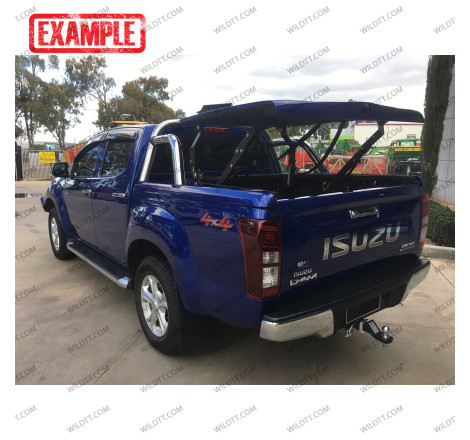 Sportlid TopUp C/ Rollbar Isuzu D-Max EC 2012-2020 - WildTT