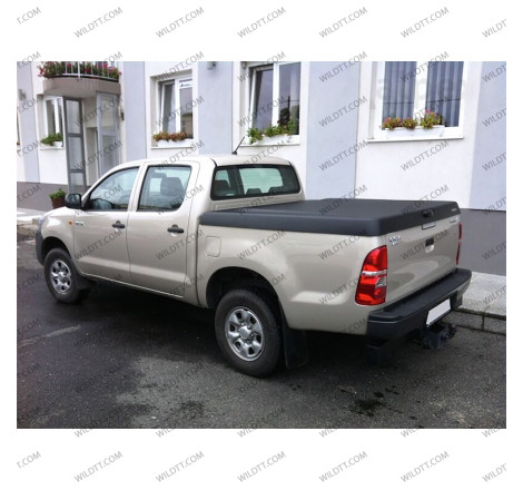 Sportlid Aeroklas Texturizado Preto Toyota Hilux DC 2005-2015 - WildTT