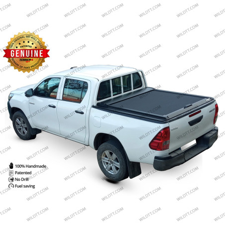 Top Roll Tessera Avec Soutien "Ladder Rack" Toyota Hilux DC 2016+ - WildTT