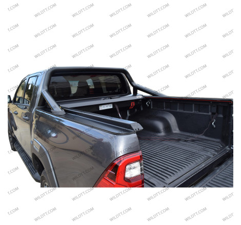 Top Roll Tessera C/ Soporte Rollbar OEM Toyota Hilux DC 2016+ - WildTT