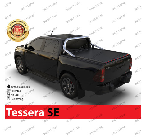 Top Roll Tessera SE C/ Soporte Rollbar OEM Toyota Hilux DC 2016+ - WildTT