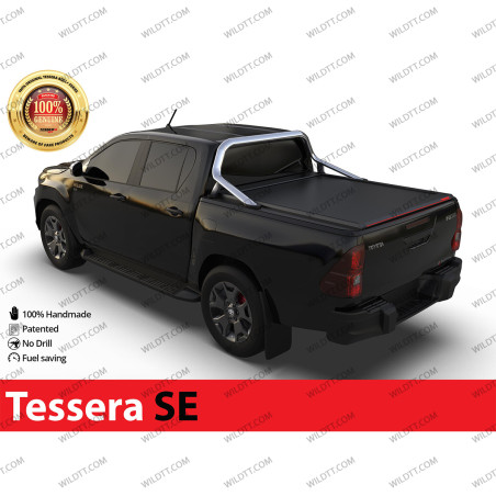 Top Roll Tessera SE C/ Soporte Rollbar OEM Toyota Hilux DC 2016+ - WildTT