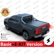 Top Roll Tessera Basic + E Kit C/ Supporto Rollbar OEM Toyota Hilux EC 2016+ - WildTT