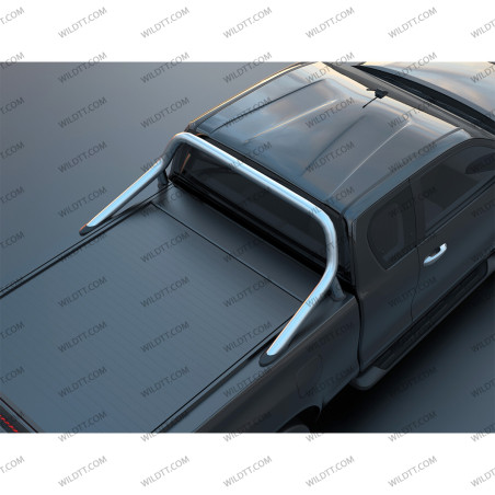 Top Roll Tessera Basic C/ Soporte Rollbar OEM Toyota Hilux EC 2016+ - WildTT