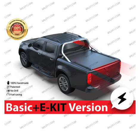 Top Roll Tessera Basic + E Kit W/ OEM Rollbar Support Mercedes-Benz X Class - WildTT