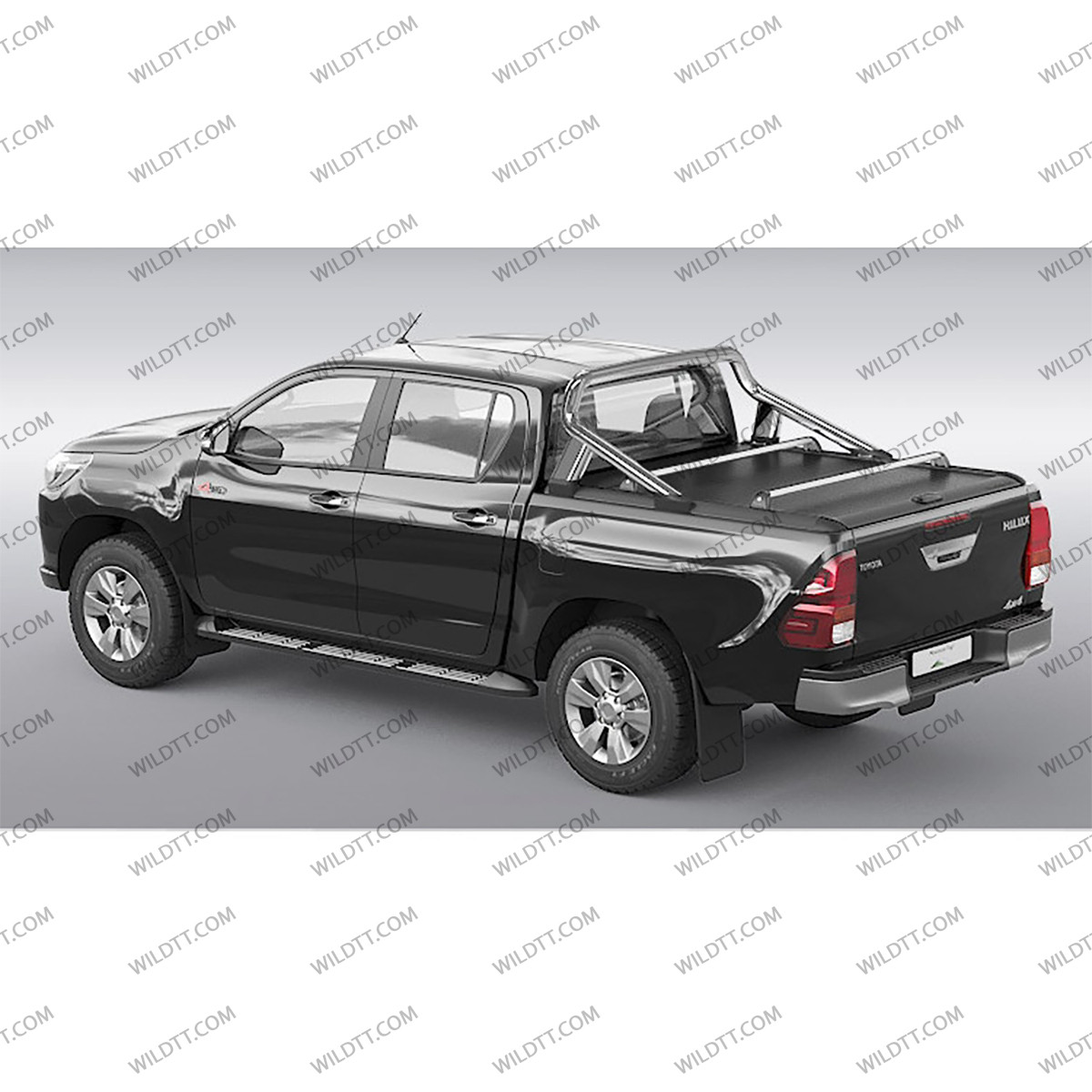 RealTruck Top Roll C/ Suporte Rollbar OEM Toyota Hilux DC 2016-2026 - WildTT