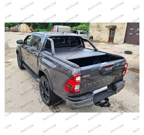 RealTruck Top Roll EVOm W/ OEM Rollbar Support Toyota Hilux DC 2016-2026 - WildTT
