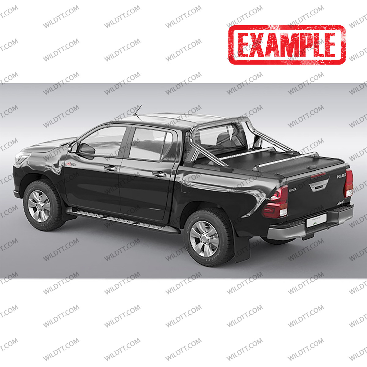 RealTruck Top Roll C/ Supporto Rollbar OEM Toyota Hilux EC 2016-2026 - WildTT