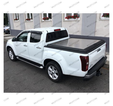 Hardtop Aeroklas Stylish Avec Les Fenêtres Pop-Out Isuzu D-Max DC 2012-2017 - WildTT