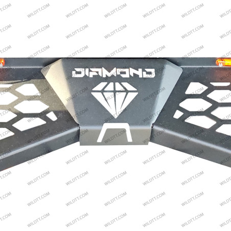 Steel Side Steps "Diamond" Ford Ranger/Raptor DC 2023+