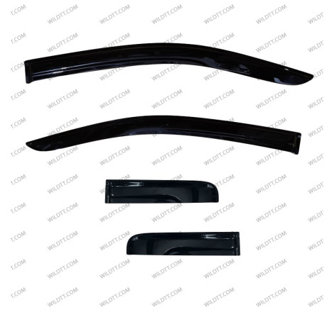 Wind Deflectors Ford Ranger EC 2012-2022 - WildTT