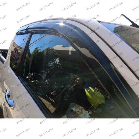 Wind Deflectors Toyota Hilux EC 2016+ - WildTT