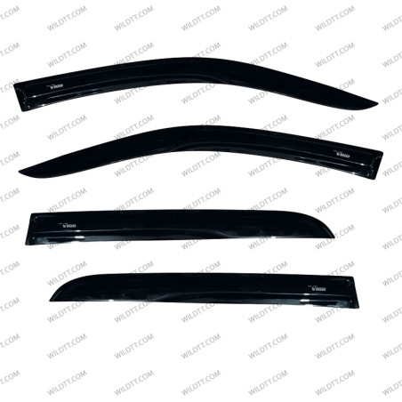 Wind Deflectors Toyota Hilux DC 2005-2015 - WildTT