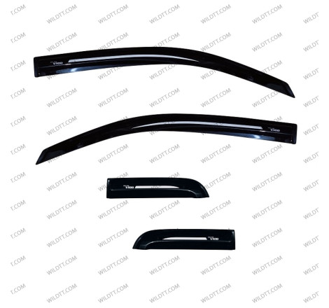 Wind Deflectors Toyota Hilux EC 2005-2015 - WildTT